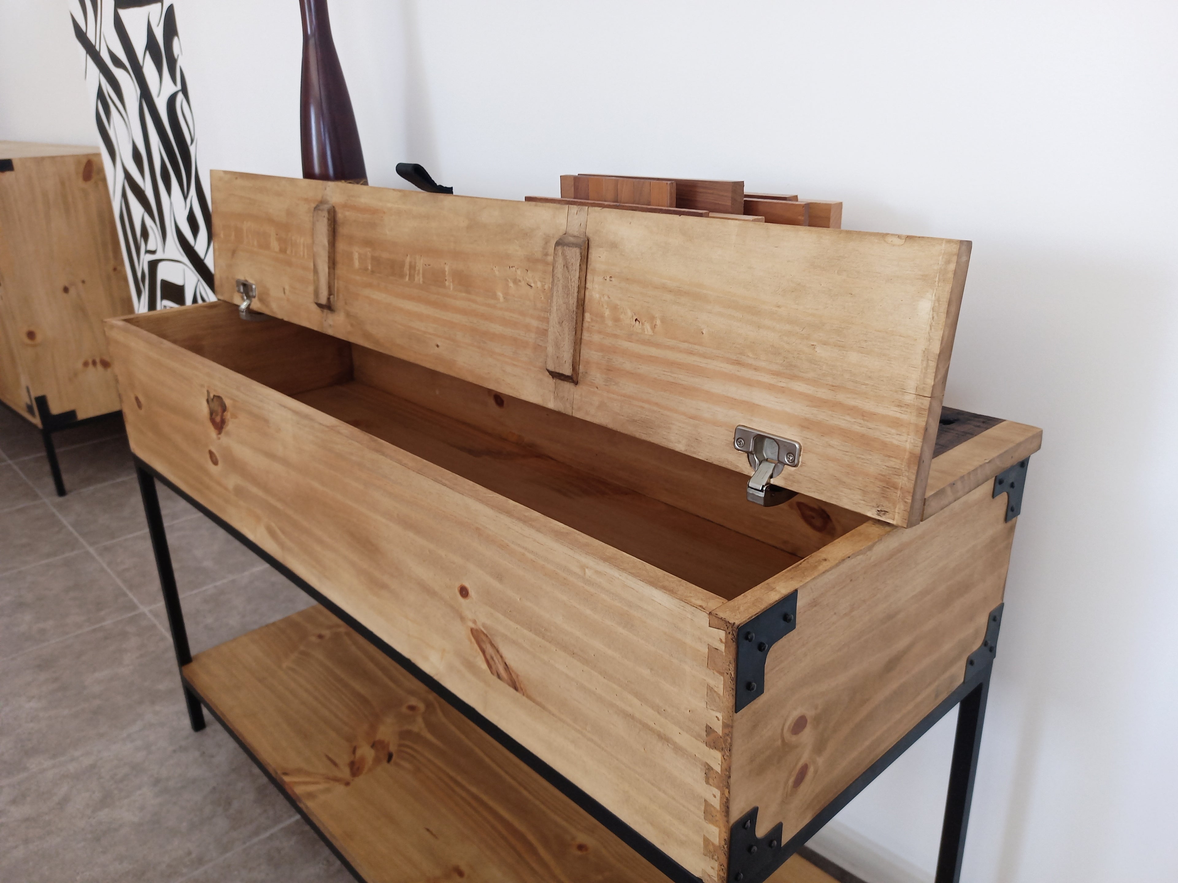Consola con Almacenamiento Urban Rustic