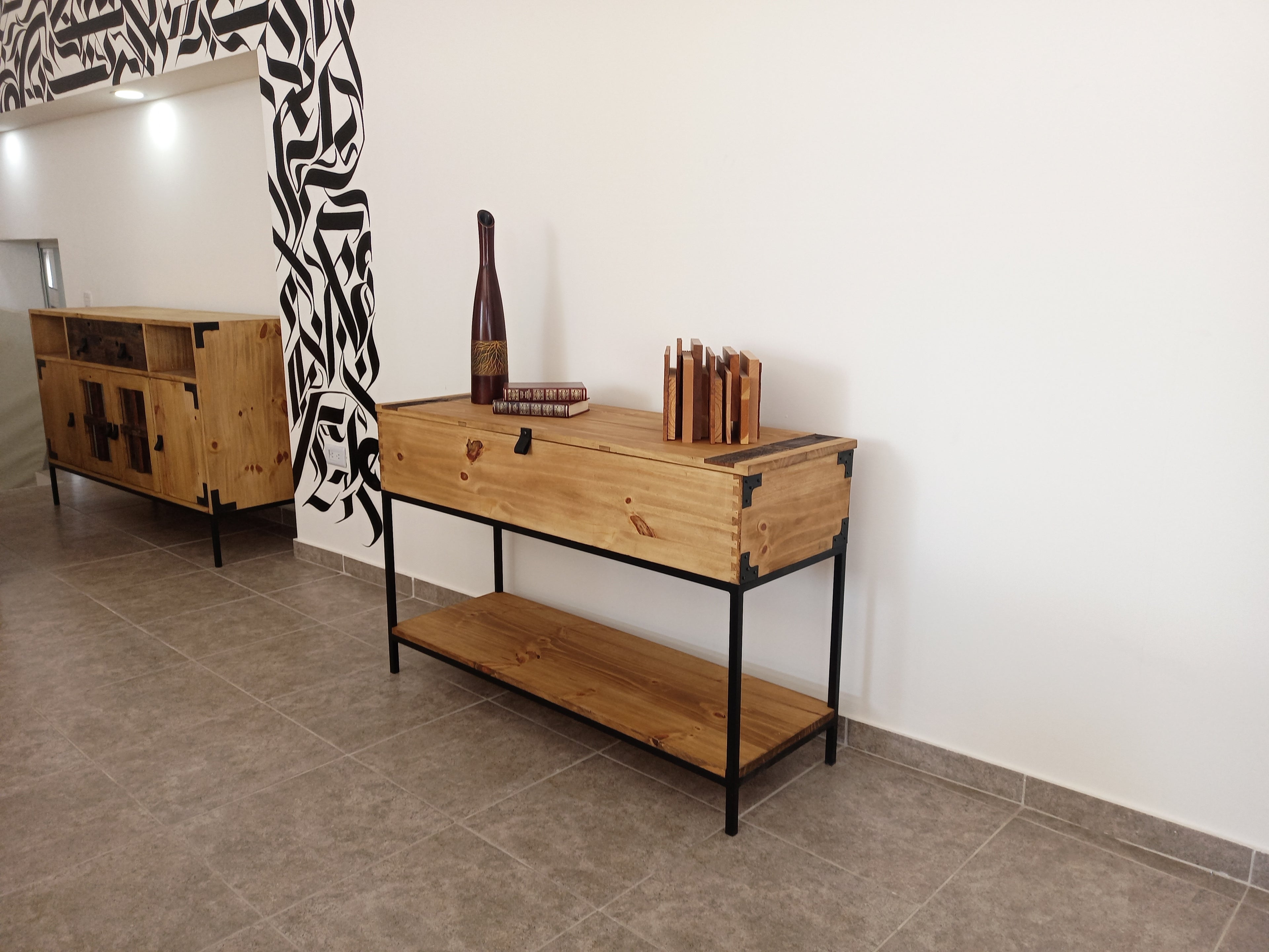 Consola con Almacenamiento Urban Rustic