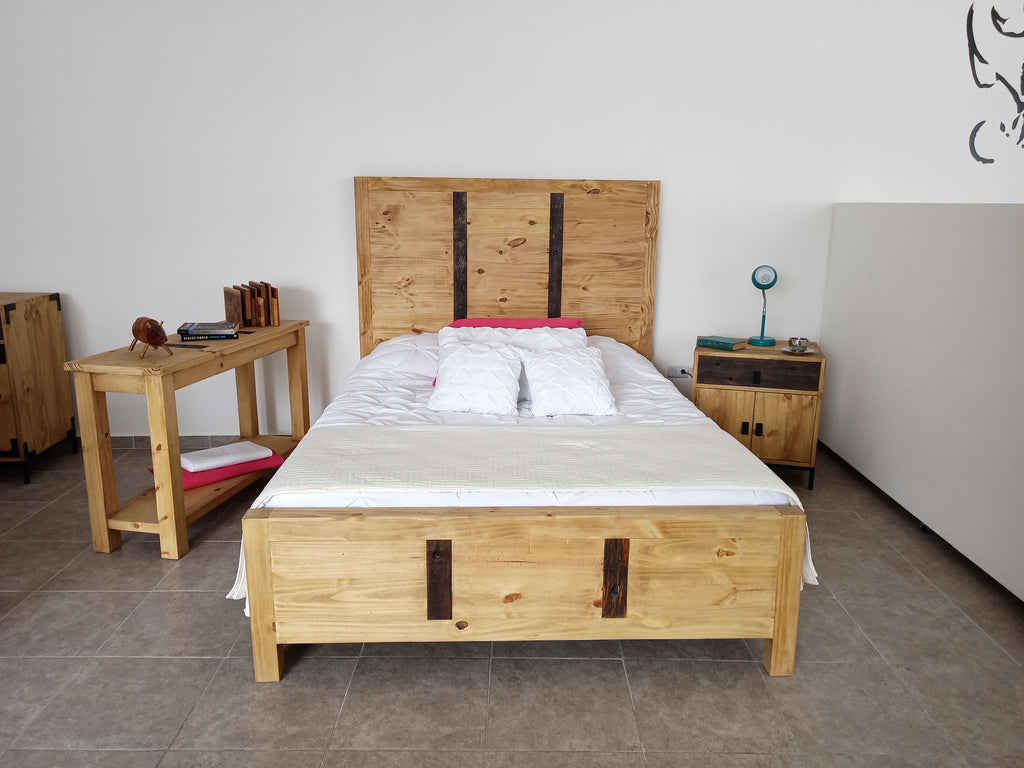 Cama Queen Size Roma Urban Rustic