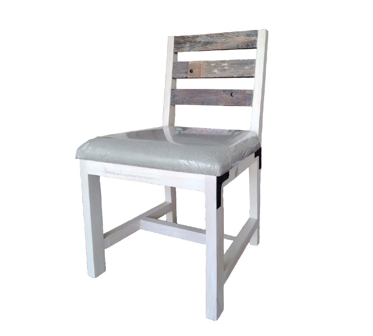 Silla Respaldo Tiras con Asiento Tapizado Urban Rustic