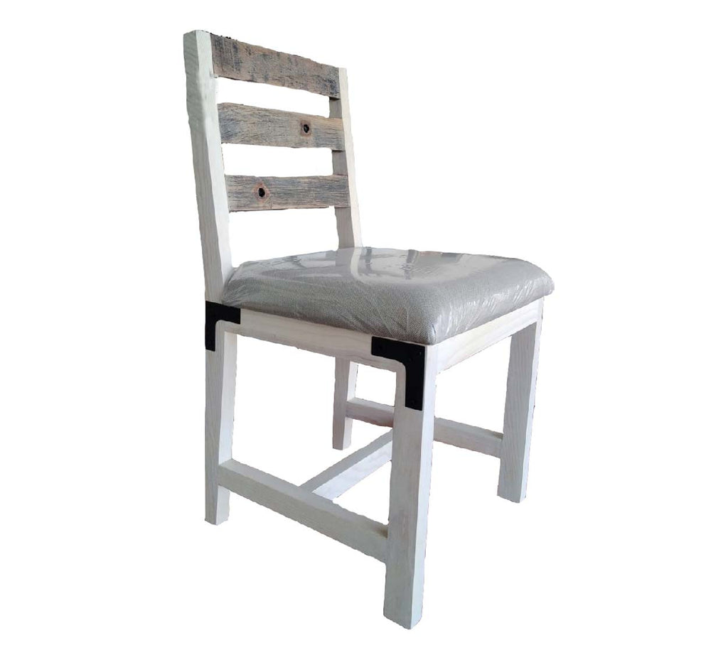 Silla Respaldo Tiras con Asiento Tapizado Urban Rustic