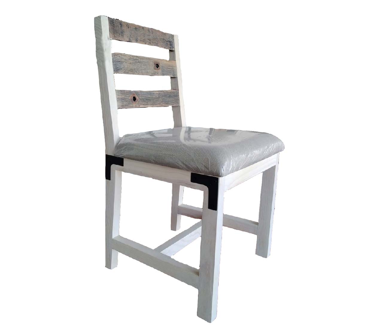 Silla Respaldo Tiras con Asiento Tapizado Urban Rustic