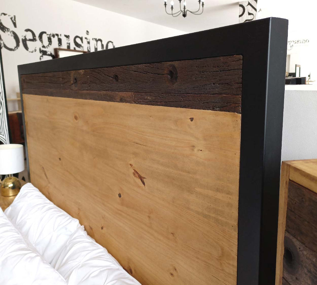 Cama Kimg Size Urban Rustic