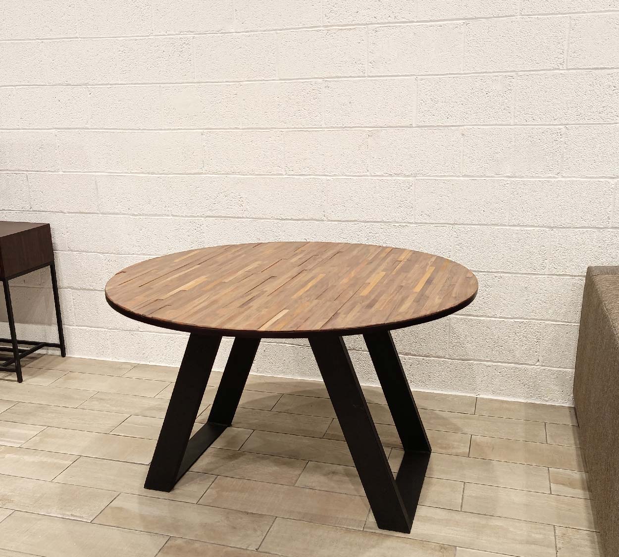 Mesa Comedor Redonda Reciclato