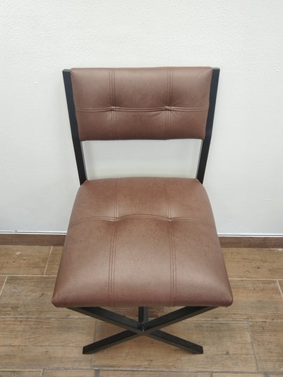 CF-636 Silla sin posa Brazos Cafeto