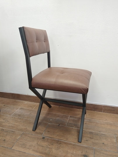 CF-636 Silla sin posa Brazos Cafeto
