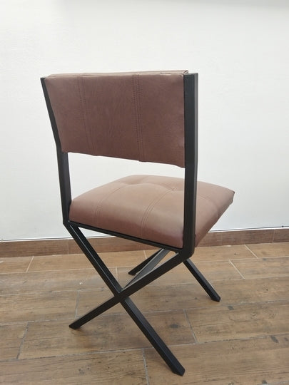 CF-636 Silla sin posa Brazos Cafeto