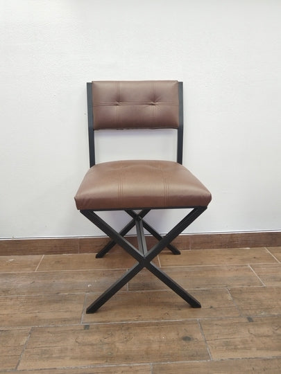 CF-636 Silla sin posa Brazos Cafeto