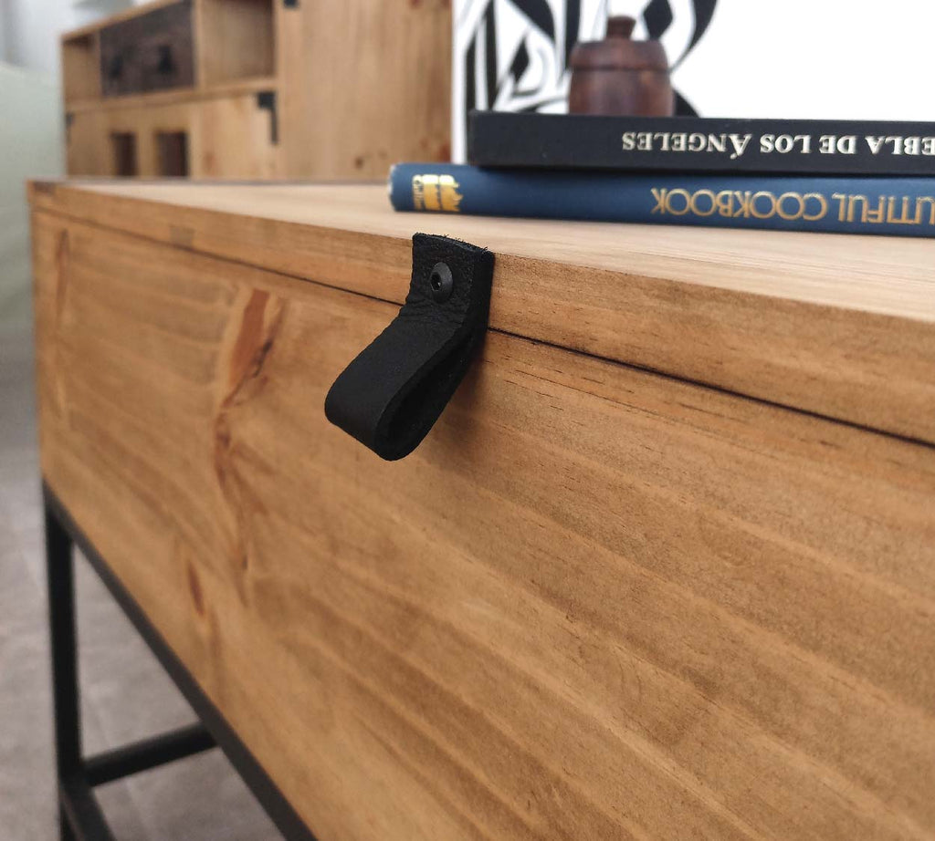 Mesa de Centro Rectangular con Almacenamiento Urban Rustic